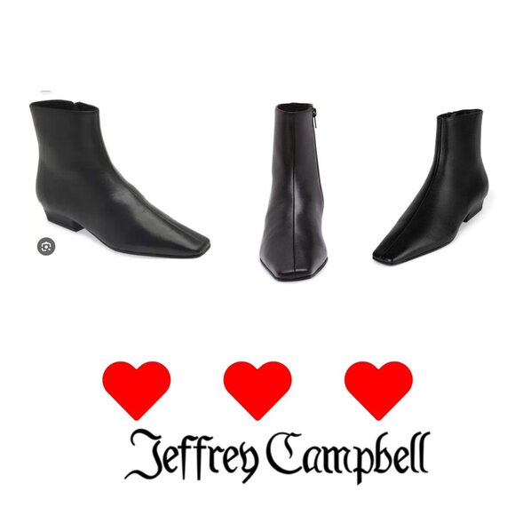 Jeffrey Campbell Ichabod Square Toe Bootie Women Size 9 - Picture 1 of 11